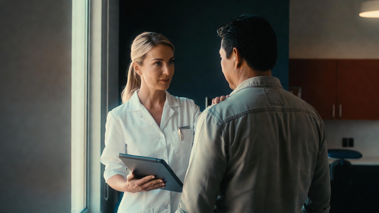 OWCP doctor in Los Angeles treating an injured federal worker at Federal Injury Centers South Bay